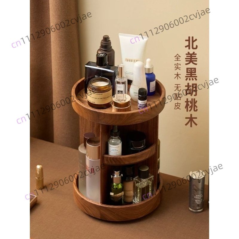 Solid wood rotating cosmetics  - Luxury Skincare & Spa Photos recension och pris