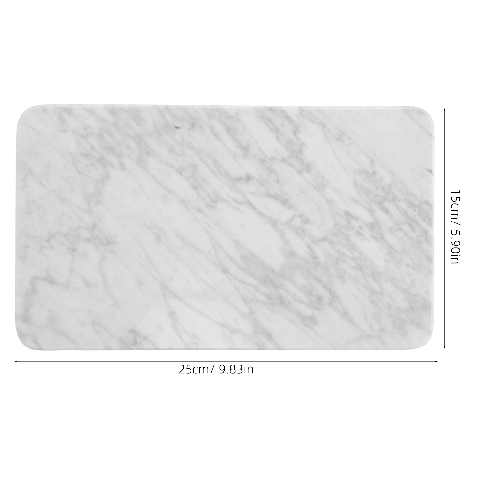 Natural White Marble Round Tra - Luxury Skincare & Spa Photos recension och pris